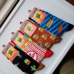 Men's Crew Socks - funny novelty personality